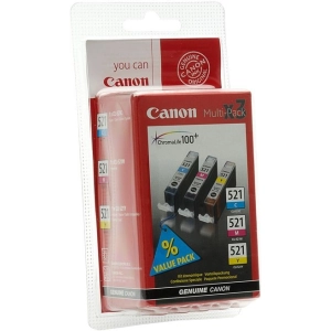 Cartucho Canon CLI-521CMY 2934B010