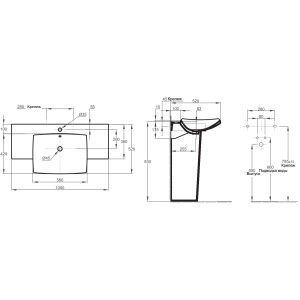 Lavabo Jacob Delafon Escale E1280-00