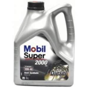 Aceite motor MOBIL Super 2000 X1 Diesel 10W-40 4L