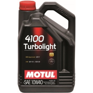 Aceite motor Motul 4100 Turbolight 10W-40 5L