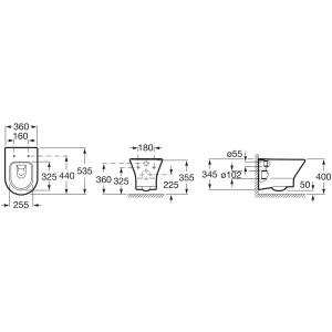 Inodoro Roca Nexo A346640000