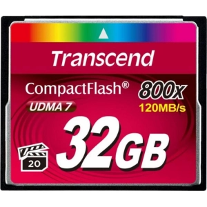 Tarjeta de memoria Transcend CompactFlash 800x