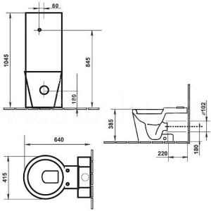 Aseo Duravit Starck 1 0233090000