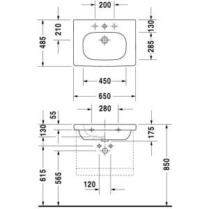 Duravit D-Code 034265