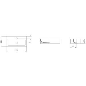 AeT Motivi Bold Rettangolare CRS L120