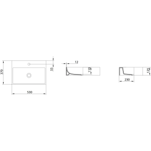 AeT Orizzonti Thin Rettangolare CR L240