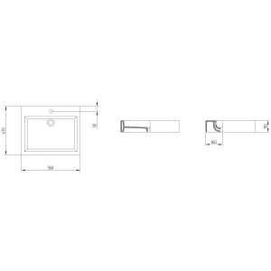 Lavabo AeT Motivi Tank Two L255