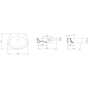 AeT Orizzonti Oval Basin Wall L281