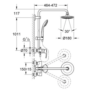 Grohe Euphoria System 180 27536000