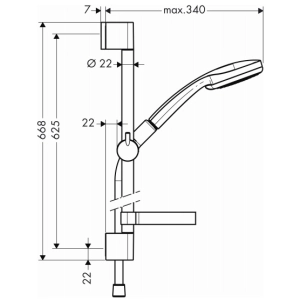 Hansgrohe Croma 100 27772000