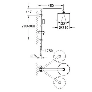 Grohe Rainshower System 210 27030000