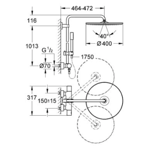 Grohe Rainshower System 400 27174001