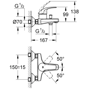 Grohe BauCurve 32806000