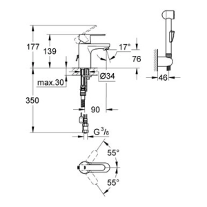 Grifo Grohe Get 23238000