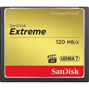 Tarjeta de memoria SanDisk Extreme CompactFlash 120 MB/s