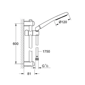 Grohe Vitalio Loop 100 27718000