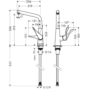 Hansgrohe Metris 14822000