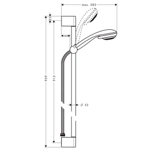 Hansgrohe Crometta 85 27766000