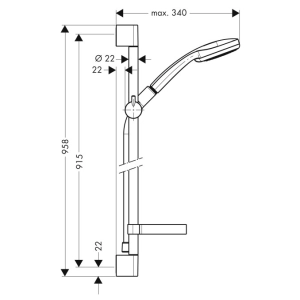 Hansgrohe Croma 100 27771000