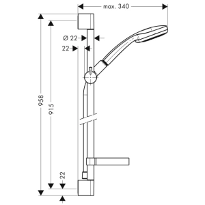 Hansgrohe Croma 100 27774000