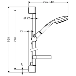 Hansgrohe Croma 100 27724000