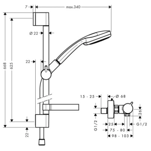 Hansgrohe Croma 100 27032000