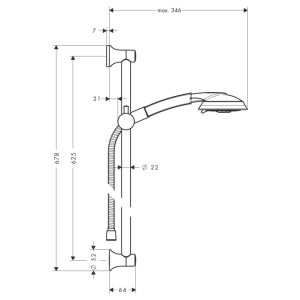 Sistema de ducha Hansgrohe Raindance 27843000