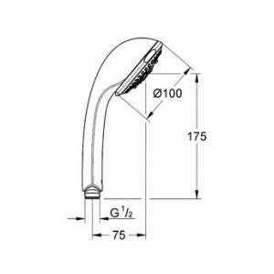 Grohe Relexa 100 Massage 28795000