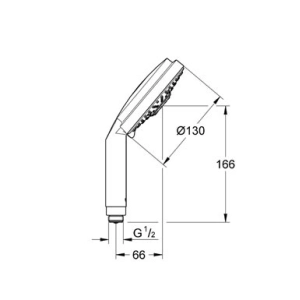 Sistema de ducha Grohe Rainshower Cosmopolitan 130 28755000