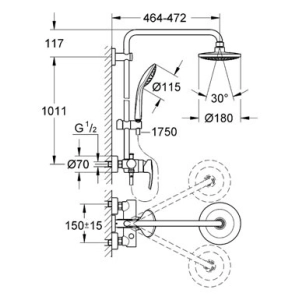 Grohe Euphoria System 180 27473000