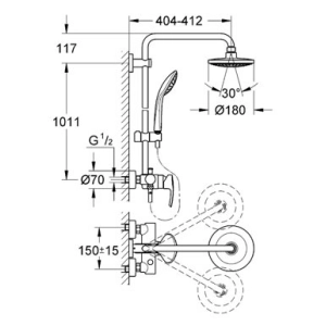 Grohe Euphoria System 180 27474000