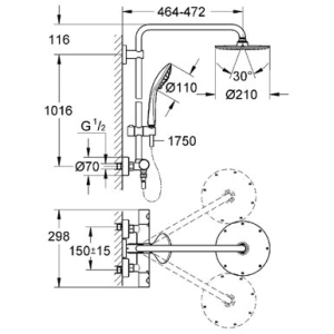 Grohe Euphoria System 210 27964000