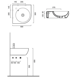 Lavabo Catalano Sfera 50