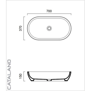 Lavabo Catalano Sfera 70/2