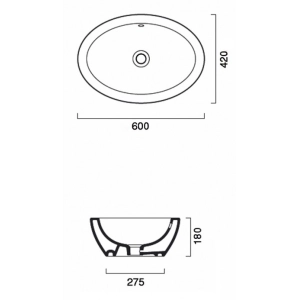 Lavabo Catalano Velis 60