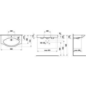 Lavabo Laufen Palace 811702