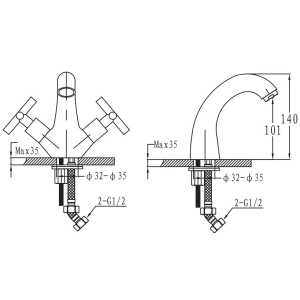 Mezclador Imprese Ralsko 40240