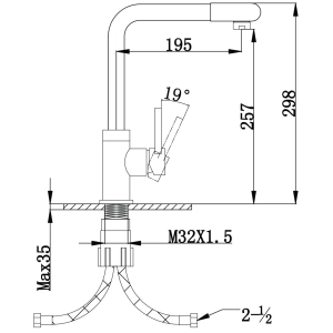 Mezclador Imprese Lotta 55400