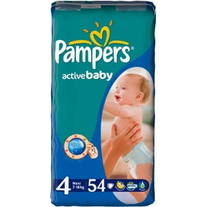 Pañales Pampers Active Baby 4 / 54 pcs