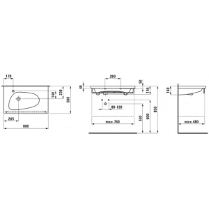 Laufen Palomba 814804