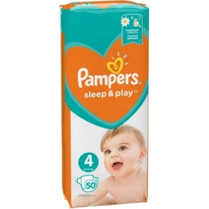 Pañales Pampers Sleep and Play 4 / 50 pcs