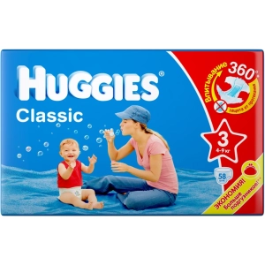 Pañales Huggies Classic 3 / 58 pcs