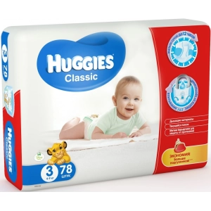 Pañales Huggies Classic 3 / 78 pcs