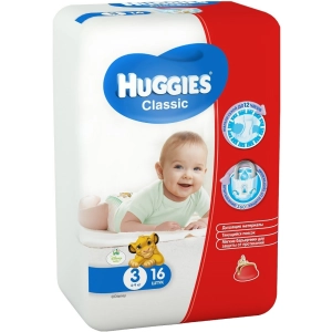 Pañales Huggies Classic 3 / 16 pcs