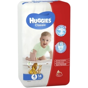 Pañales Huggies Classic 4 / 14 pcs