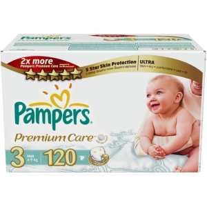 Pañales Pampers Premium Care 3 / 120 pcs