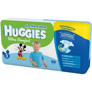 Pañales Huggies Ultra Comfort Boy 5 / 56 pcs