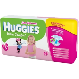 Pañales Huggies Ultra Comfort Girl 5 / 56 pcs