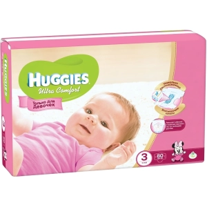 Pañales Huggies Ultra Comfort Girl 3 / 80 pcs