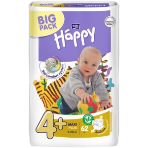 Pañales Bella Baby Happy Maxi Plus 4 Plus / 62 pcs